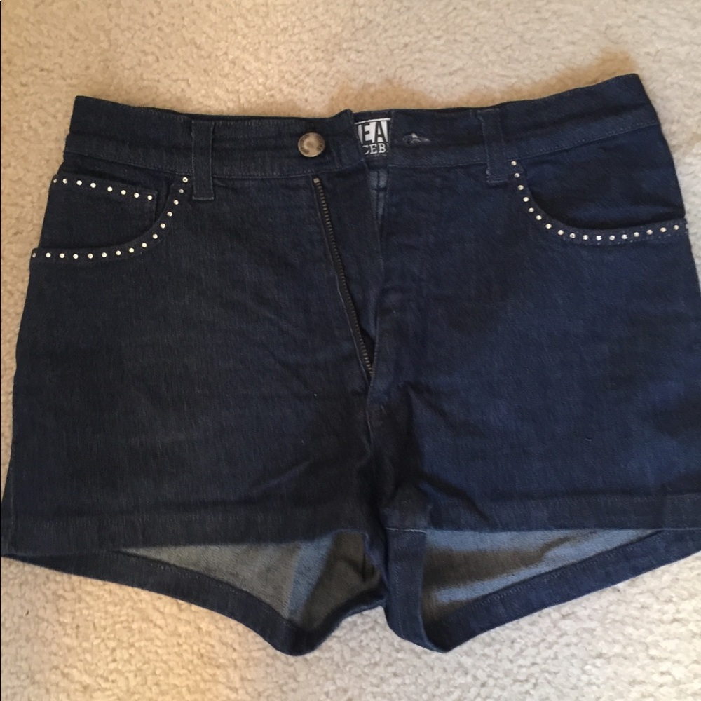 Iceberg Women's Shorts with Rhinestone Detail